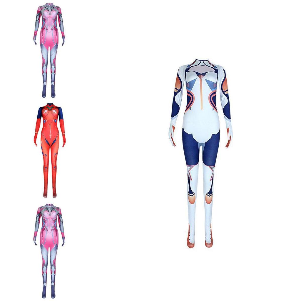 Halloween Cosplay Bodysuit With New Century Evangelion Asuka For Anime And Game Character Dressing