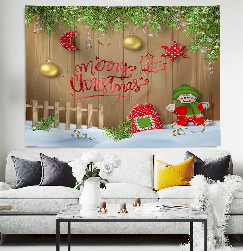 Christmas Balls And Snow Wall Hanging Tapestry Christmas Wall Hanging Tree Wall Hanging Gorgeous Christmas Tree Fireplace Gifts