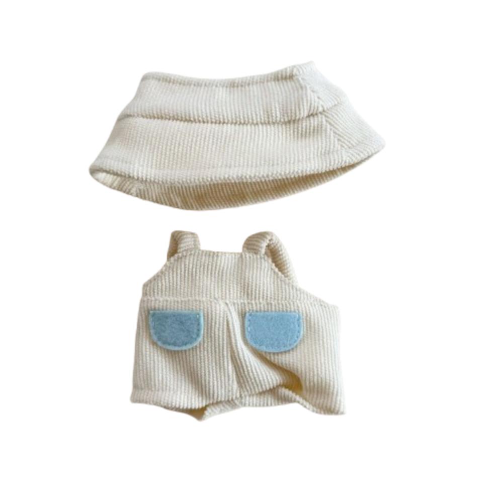 

Collection 17cm Labubu Pendant Clothes Strap Pants Labubu Doll s Clothes Set Children Gift білий