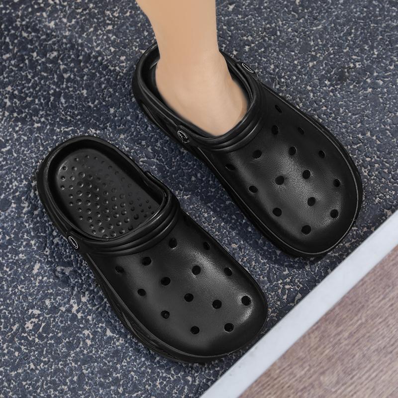Men EVA Clog Sandals Water Friendly EVA Body, Thick Sole, Easy Slip On Structure, Non Slip Outdoor Casual Footwear for Summer