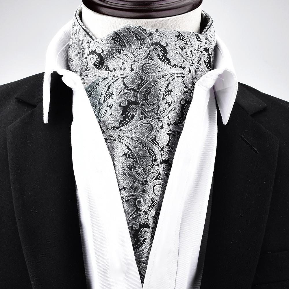 British style Wedding Cravat Luxury Neck Tie Fashion Men Cashew Tie