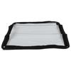 Black RV Breathable Mesh Screen With 75% Sun Shade And 16.25 Mesh Density For Roof Ventilation Protection 41x41c