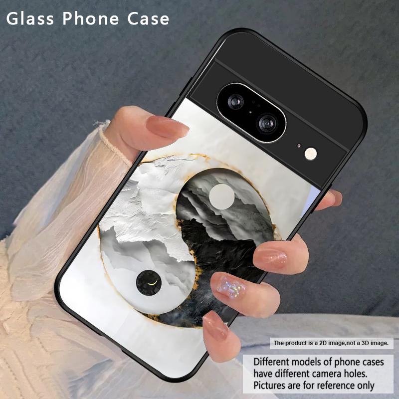 

Snow Mountain Cluster For Google Pixel 10 Pro XL Pixel 9 Pro XL Pixel 8a 7a Pixel 7 Pro Pixel 8 7 9 10 Black Glass Phone Case Google Pixel 10 Pro XL