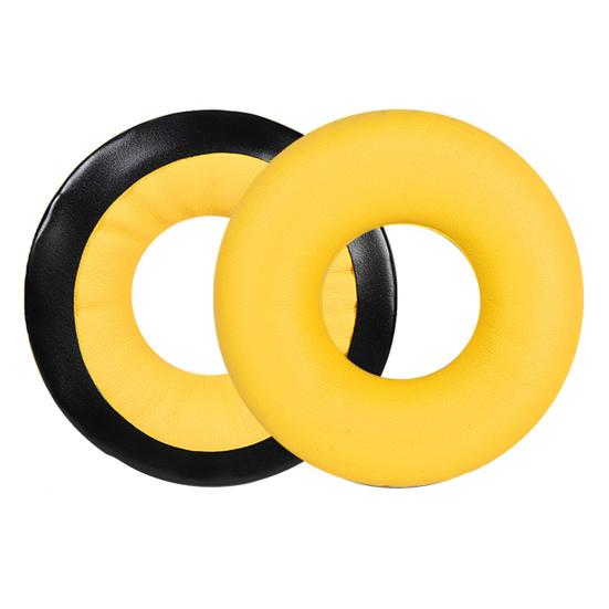 

1 пара чехлов для наушников, противоскользящие, с хорошей шумоизоляцией, дышащие наушники из искусственной кожи, губчатые наушники для Sennheiser жёлтый