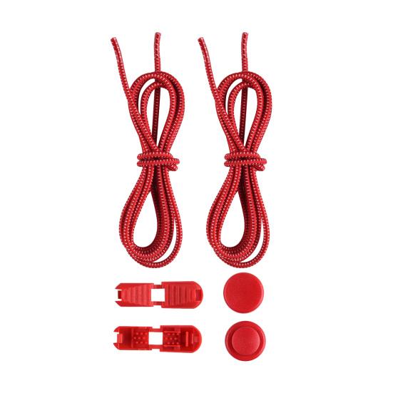 1 Set No Tie Shoelaces Elastic Heavy Duty Lock Adjustable Multi-colored Kids Adults