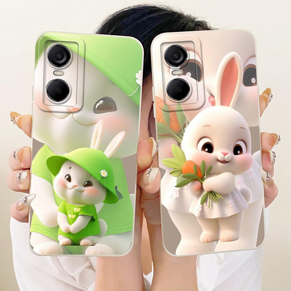 For Tecno Pop 6 Pro Case BE8 Cute Cat Duck Cartoon Cover Shockproof Soft TPU Phone Case For Tecno Pop 6 GO Pop6 Pro Fundas Coque