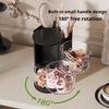 Hair Accessories Organizer Acrylic Storage Box Clear Hair Tie Organizer For Headband Makeup Brush Holder Desk Jewelry Organizer