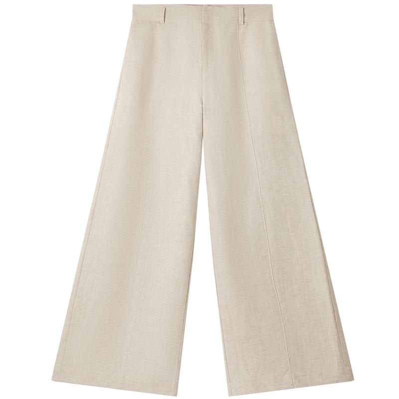 EICHITOO Linen Blend Wide-Leg Casual Pants M