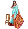 TreegoArt Fashion Women's Bhagalpuri Cotton Printed Saree With Unstitched Blouse Piece - Pack Of 1