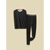 Tencel Thermal Underwear Set Men Women Warm Base Layer Long Sleeve Top Pants Winter
