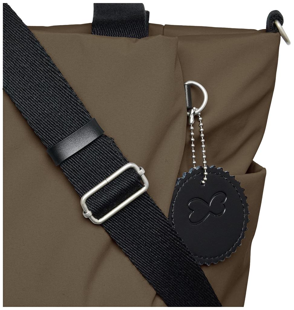 Kanana Project Collection Women's Two-Way Tote Shoulder Bag, Sariru, No. 35922, Khaki Brown, H35 X W30 X D14cm