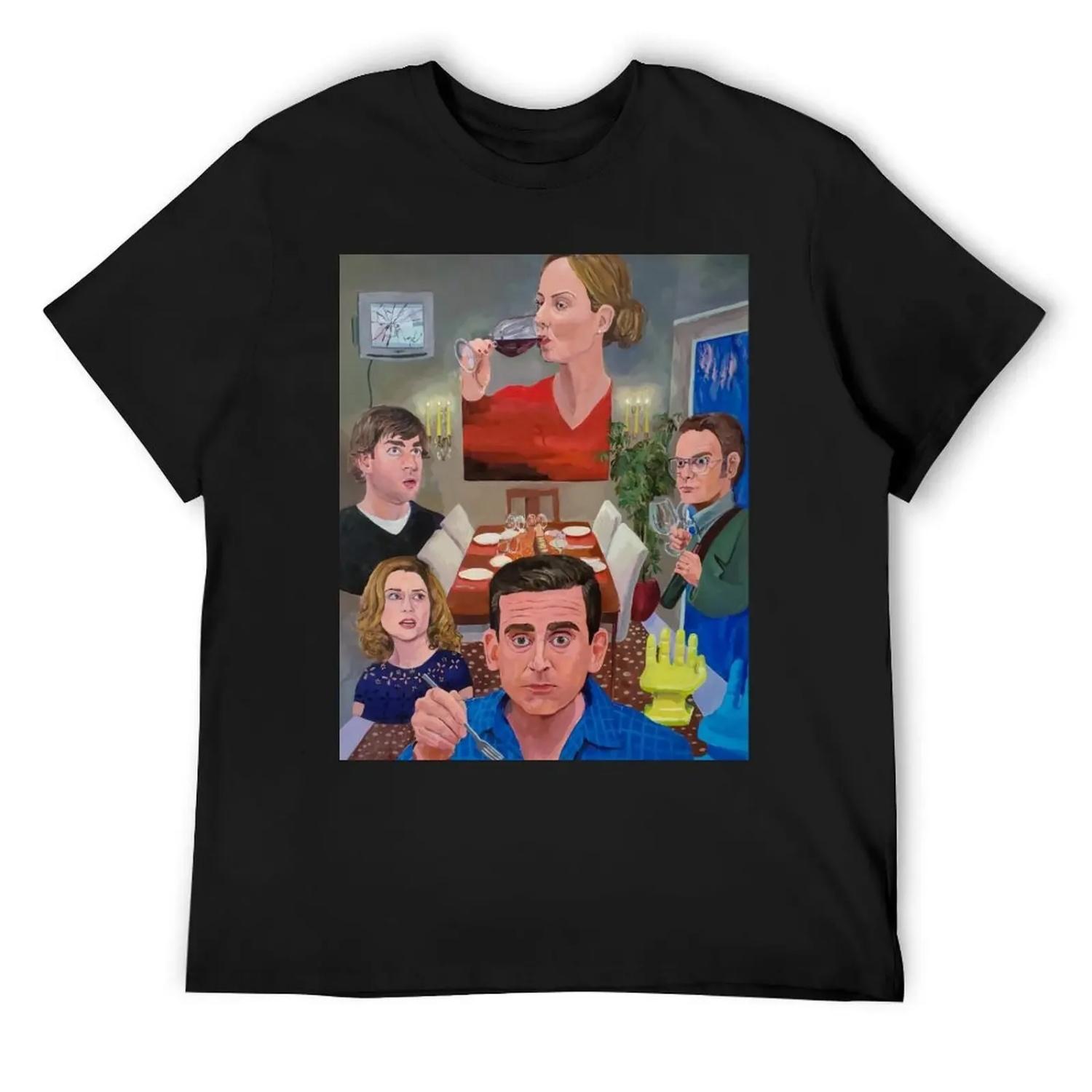 

Dinner Party T-Shirt blue lock affliction shirts hippie clothes men graphic t shirts XXXXXL чорний