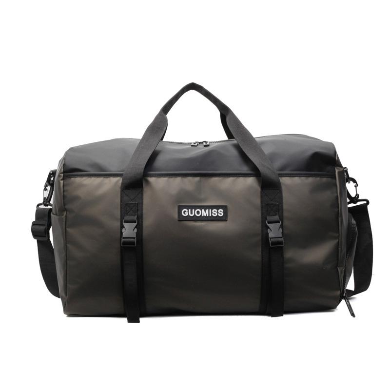 

Premium sense large capacity short-distance travel bag dry and wet separation simple portable handbag sports yoga messenger bag серый