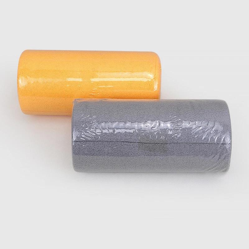 20 Stück/Rolle Wiederverwendbares Reinigungstuch Haushalt Küchentuch Saugfähige Mikrofaserhandtuchrollen Spüllappen Waschpapierhandtuch-Ersatz