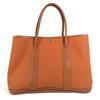 HERMES Garden Party 36 PM Hand Bag Shoulder Bag Tote Bag Negonda / Canvas Orange