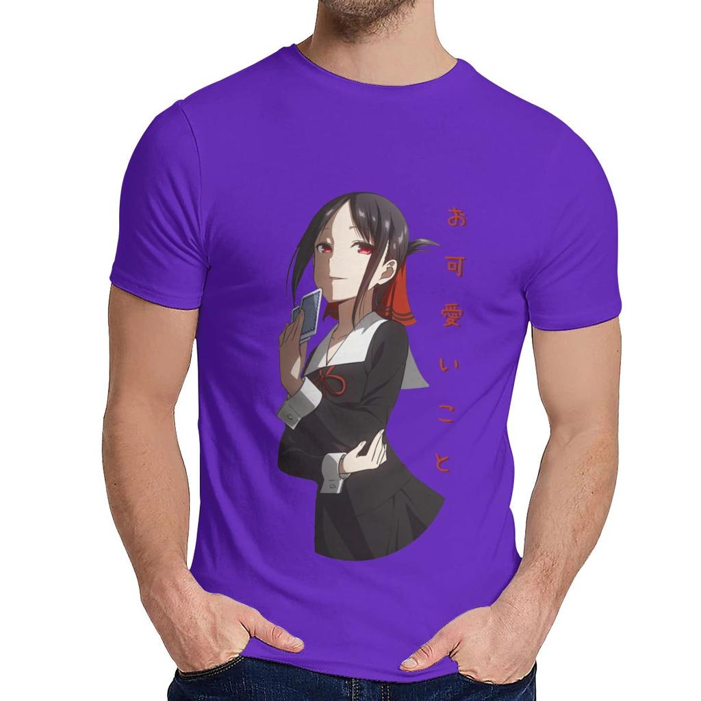 Miękki Cienki Kaguya Okawaii Koto Koszulka Anime Kaguya Sama Miłość To Wojna Shinomiya Kaguya Krótka