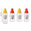 Mini Condiment Bottle Camping Squeeze Bottles for Cookware Bbq Ketchup Oil Cruet Soy Sauce Kitchen Squeeze Sauce Container