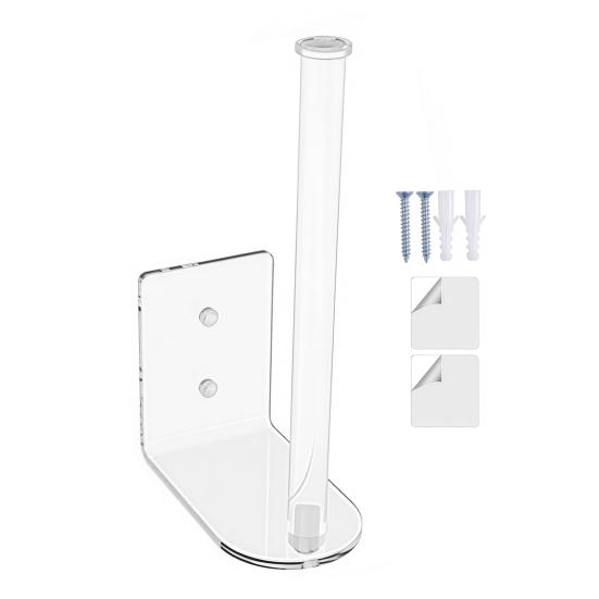 

Yousheng Wall Mounted Hat Hook Transparent Acrylic Hat Organizer Baseball Cap Holder with Adhesive/Drilling Installation Kit for Door Closet Bedroom 1pc