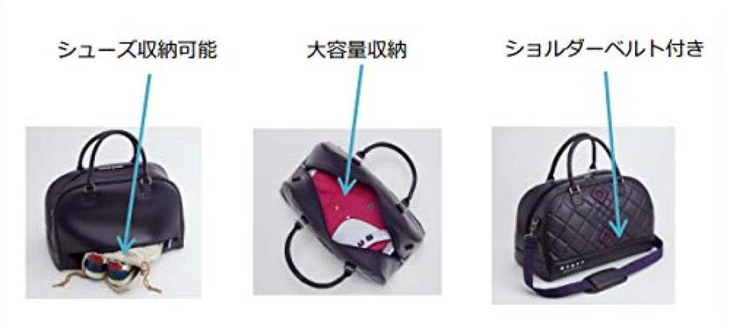 ONOFF Boston bag white x purple OV7921-01