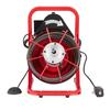 Drain Cleaner Machine Drain Auger 50FT x 3/8 Inch Manual Feed & 4 Cutters