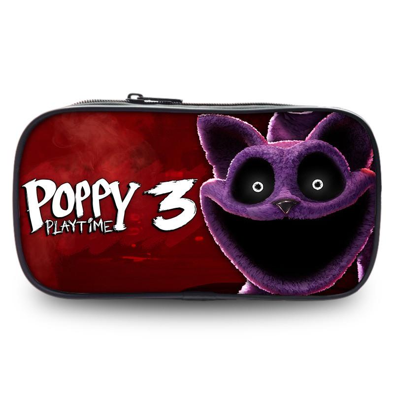 Poppy Playtime Catnap Piórnik Oxford o Dużej Pojemności Stylowa Torba na Artykuły Szkolne dla Studentów