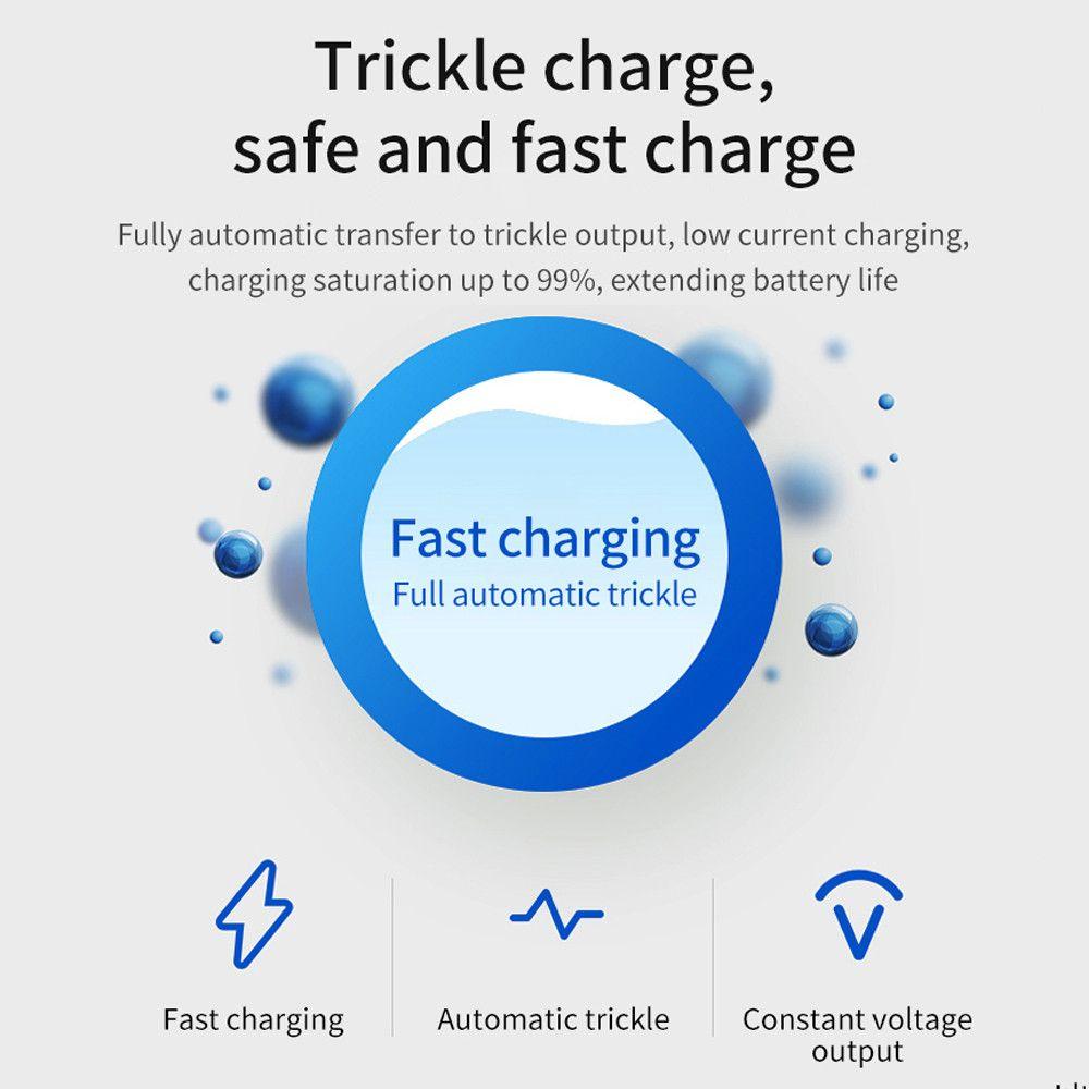 Circuit Protection LED Indicator Fast Charging Dock Adapter Intelligent Battery Charger 8 Slot