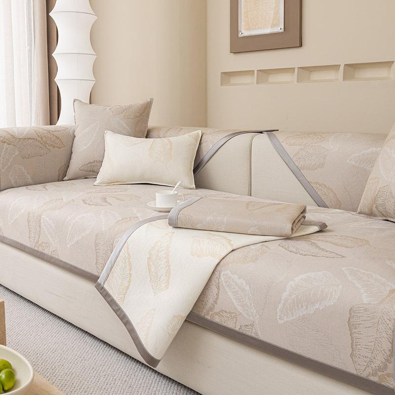Summer Ice Silk Cool Pad Sofa Cushion Sofa Cover Simple Modern Summer Thin Sofa Cover Towel
