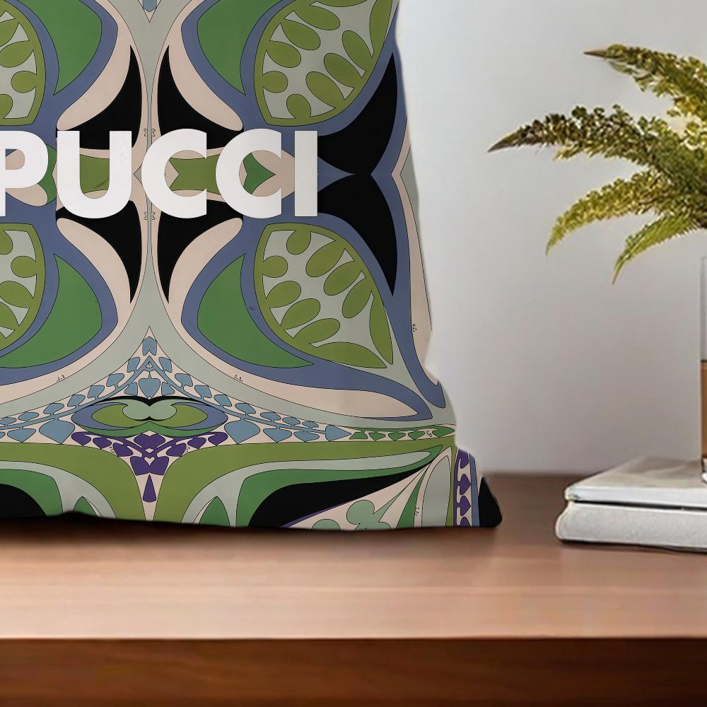 E-Emilio F-fashion P-Pucci cushion cover For Pillow Sofa Printing Decoration Room Home Office Coffee Shop Car Nordic Simplicity