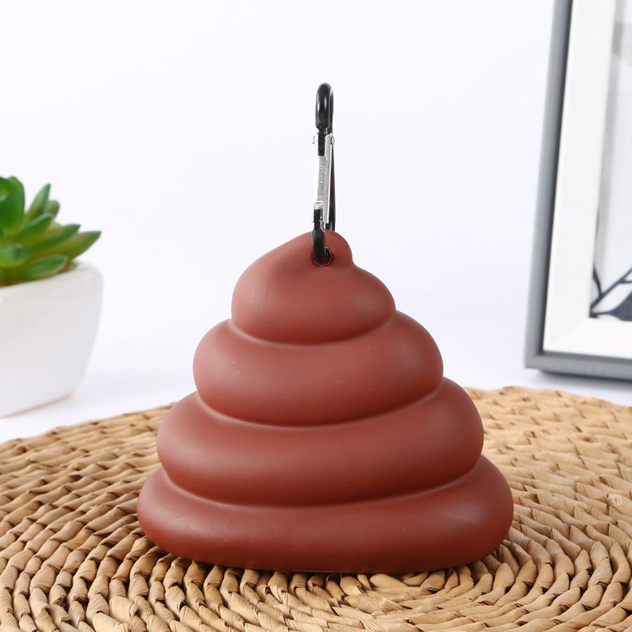 Pet Waste Bags Dispenser for Cats and Dogs, Portable Biodegradable Poop Bag Holder Organizer