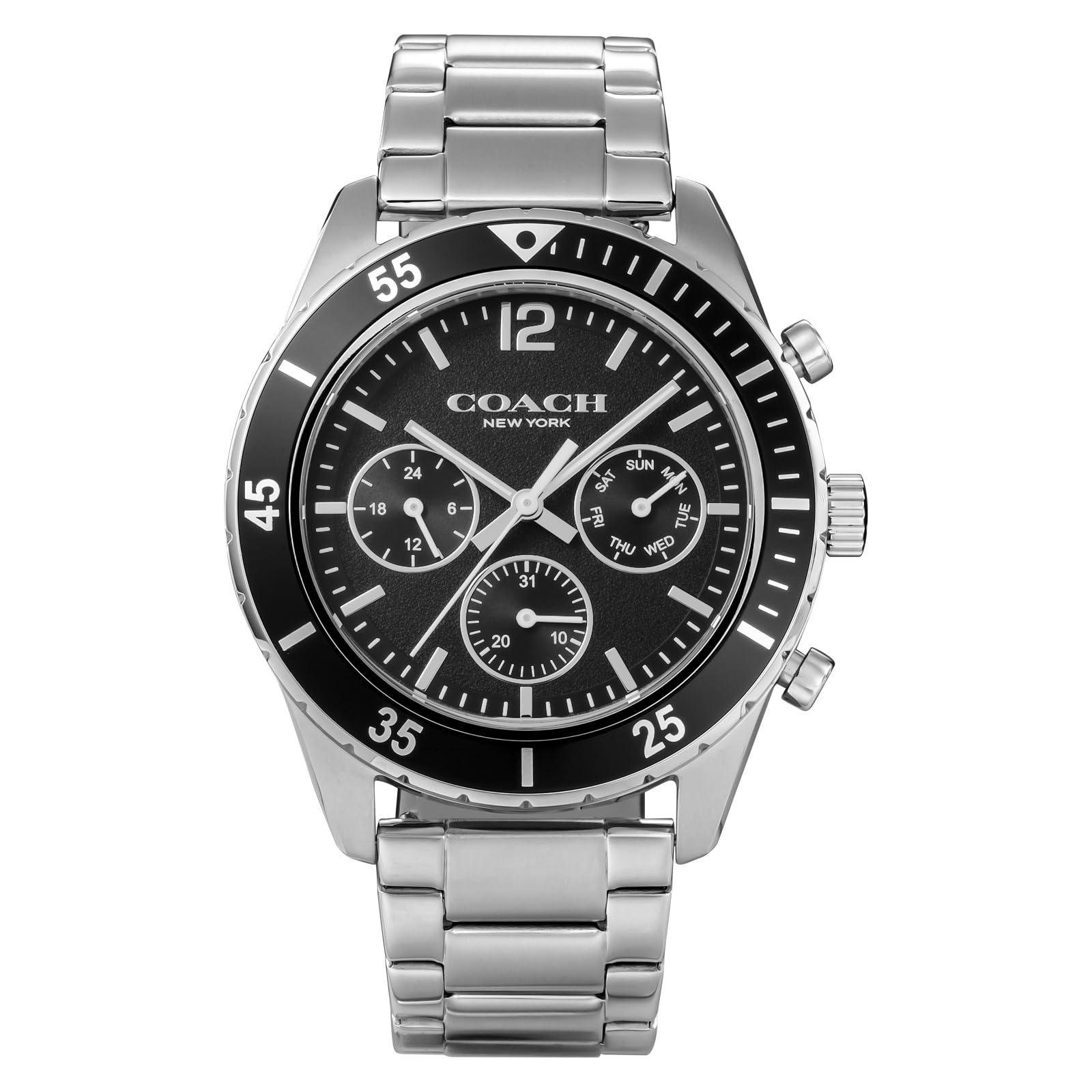 

Повсякденний годинник Cole 14000111 Silver [Coach] Жіночий [Артикул] чорний