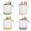 Suministros Papelería Gran Capacidad Telescópico Estuche para Lápices Bolsa de Maquillaje Caja de Almacenamiento con Cremallera