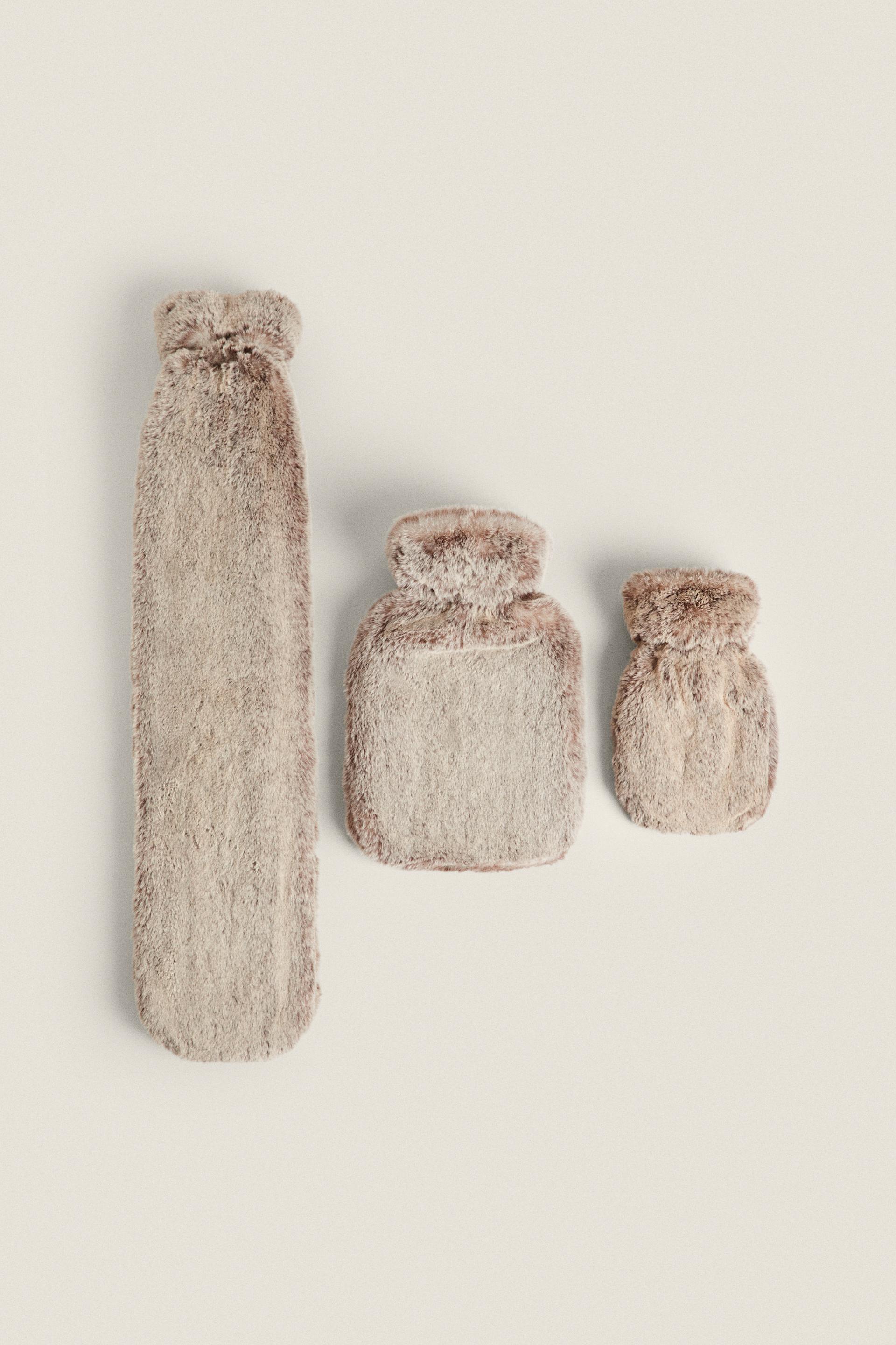 

БУТЫЛКА ДЛЯ ГОРЯЧЕЙ ВОДЫ ИСКУССТВЕННОГО МЕХА