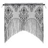 Black Lace Halloween Spiderweb Table Runner - European & American Style