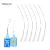 100pcs/set Glue Tips Plastic Glue Micro-Tips Glue Extender Precision CA Glue Applicator