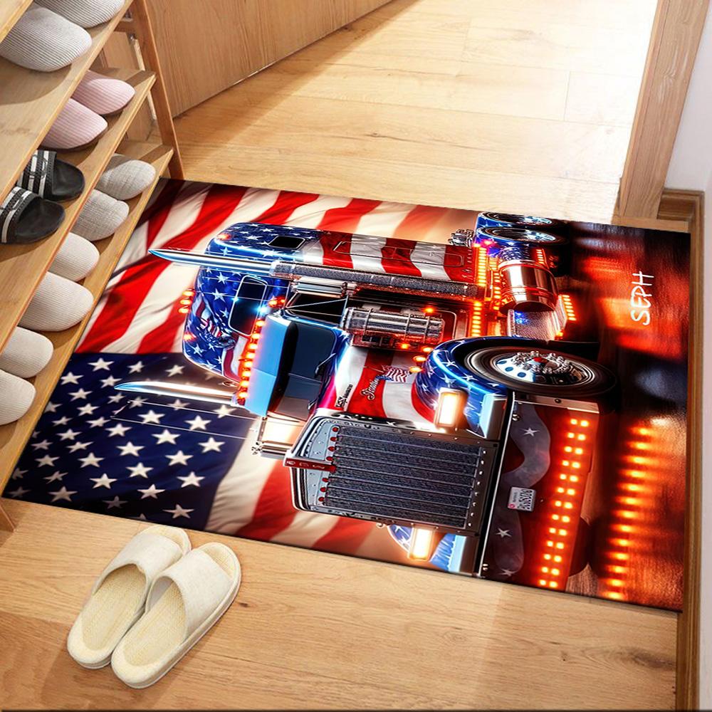 Kw Heavy Trucks Area Rug Perfect For Living Rooms Decorate Room Dormitory Study Room Antislip Carpet Anime Office Decor