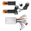 36V 48V 350W Universal Brushless Controller and Universal Number Lock Throttle Grip Set