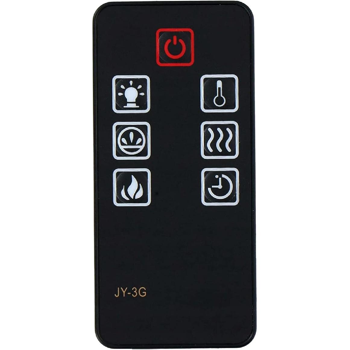 

Замена для Della Muskoka Pleasant Hearth Электрический камин Обогреватель Пульт дистанционного управления JY-3G