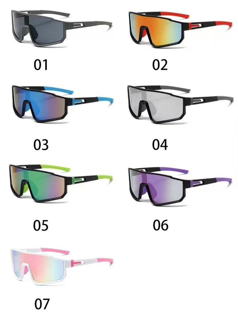 Herren Übergroße Radbrille für Herren Fahrrad Winddicht Bunt Beschichtet Sonnenbrille Outdoor-Sportarten Motorcyc