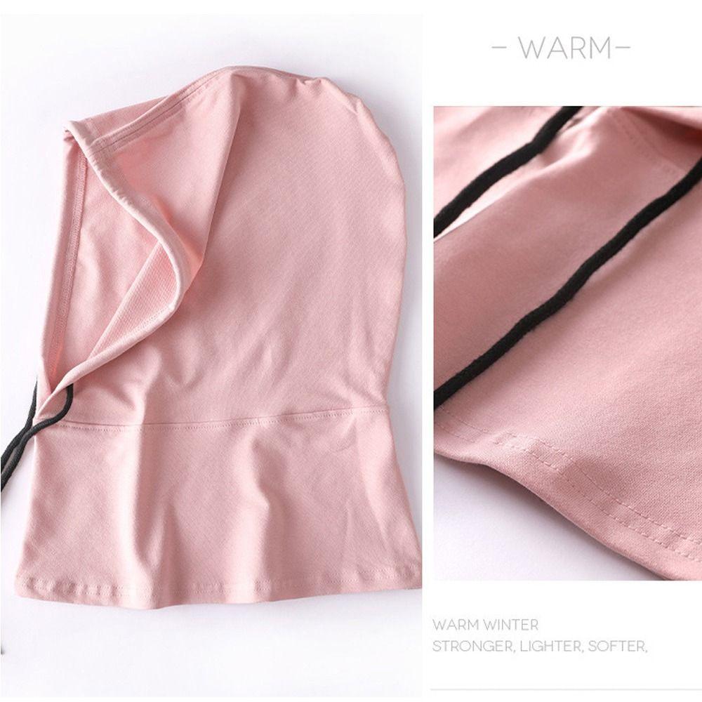 Windproof Cotton Balaclava Soft Headgear Caps Streetwear Light Thin Hood Scarf Unisex