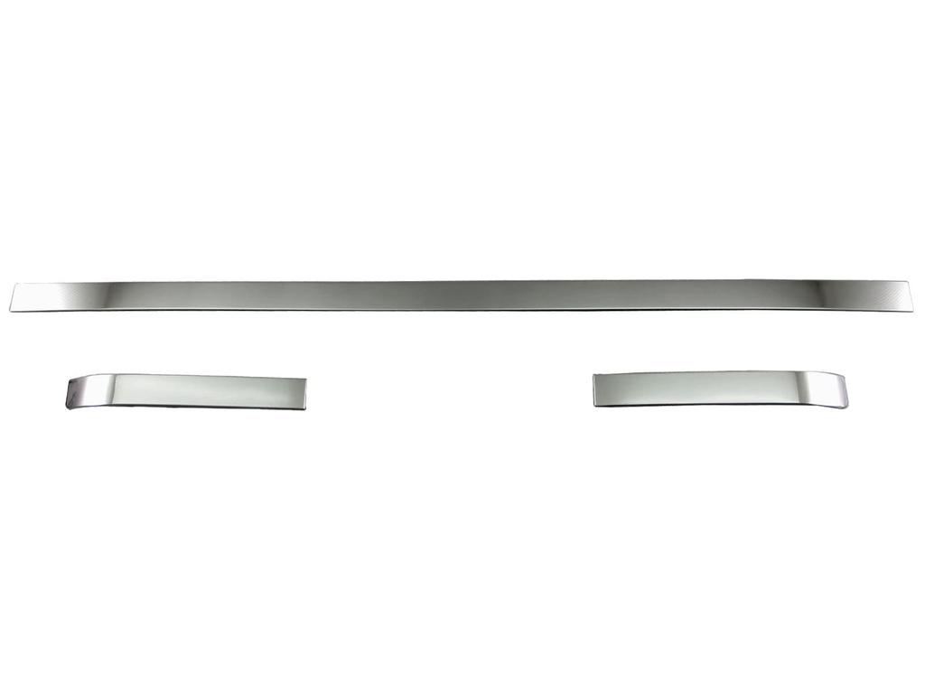 BRIGHTZ Finish Stainless Steel Trunk Under Molding for Toyota Hijet Cargo with and 330 Ultra-Mirror (3-Piece Set) S320V/S330V [TRU-MOL-195]