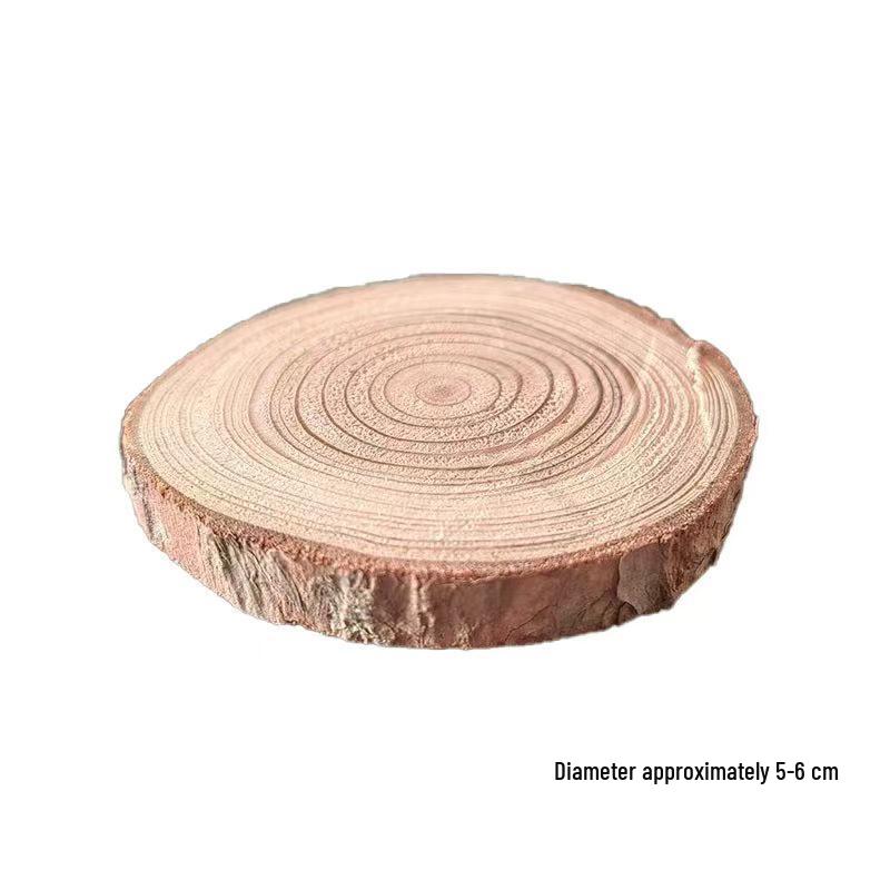 Decorative Wooden Log Base Ornament
