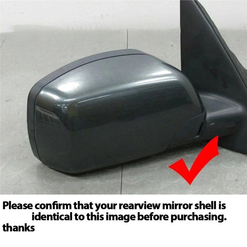 New M-Look Mirror Covers Glossy Black Rearview Side Mirror Cover Caps For BMW X5 E53 1999-2006