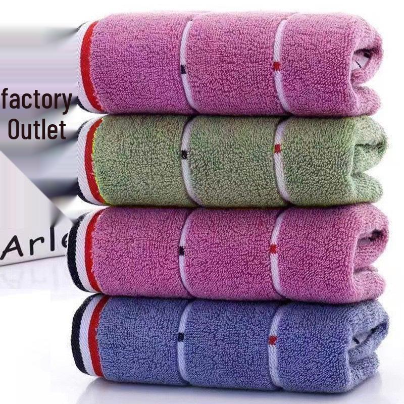 100% Cotton Soft Absorbent Washcloth - Holiday Gift with Logo for Adults