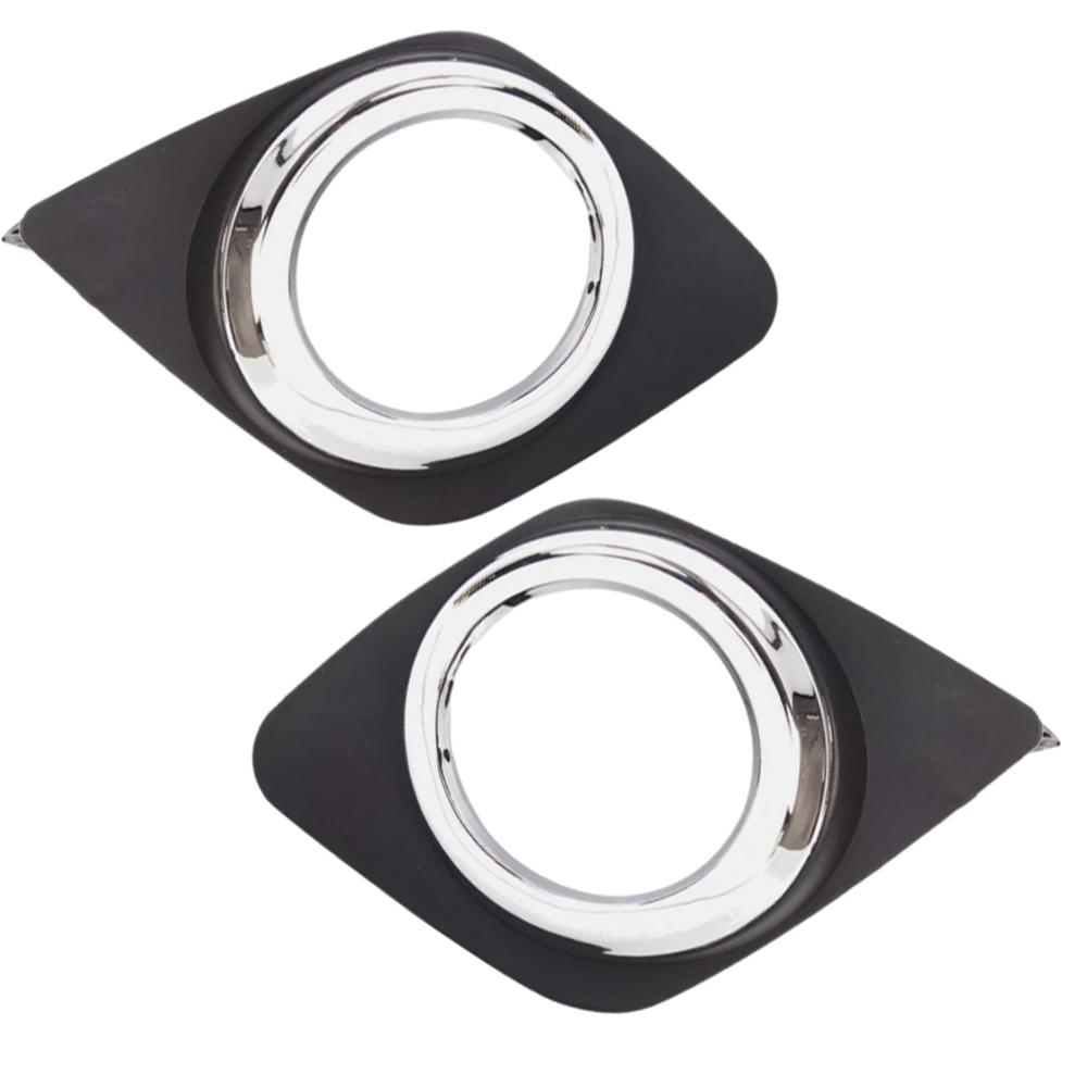 For Toyota RAV4 2009 2010 2011 2012 Car Front Bumper Fog Light  Frame Cover Trim Fog Lamp Cap Hood 52128-0R040 52127-0R040 Chrome