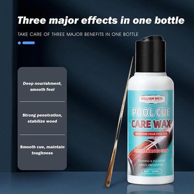 Keu Schacht Was Anti-Scheur Biljart Keu Reiniger 120ml Langdurig Diep Hydraterend Biljart Accessoires Anti-scheur Olie