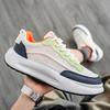 Summer new heightening casual board shoes mesh ice silk breathable thick sole color matching youth trendy shoes