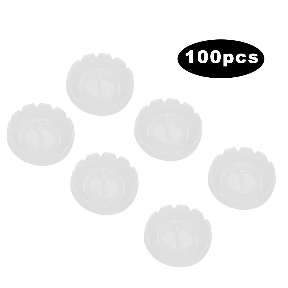 100Pcs Disposable Eyelash Ring Holder Eyelash Extension Glue Adhesive Stand