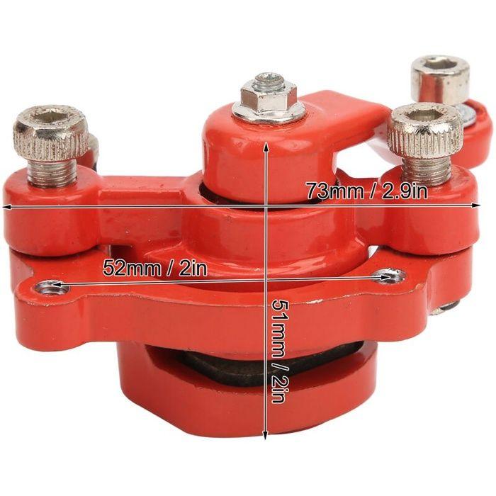 2 pièces étrier de frein avant et arrière de remplacement pour 47cc 49cc 2 temps Pocket Bike Mini Dirt Bike