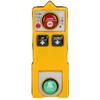 Crane Remote Control Hoist Controller 2 Key Switch 3 Proofing Waterproof ABS ShellDC 36V