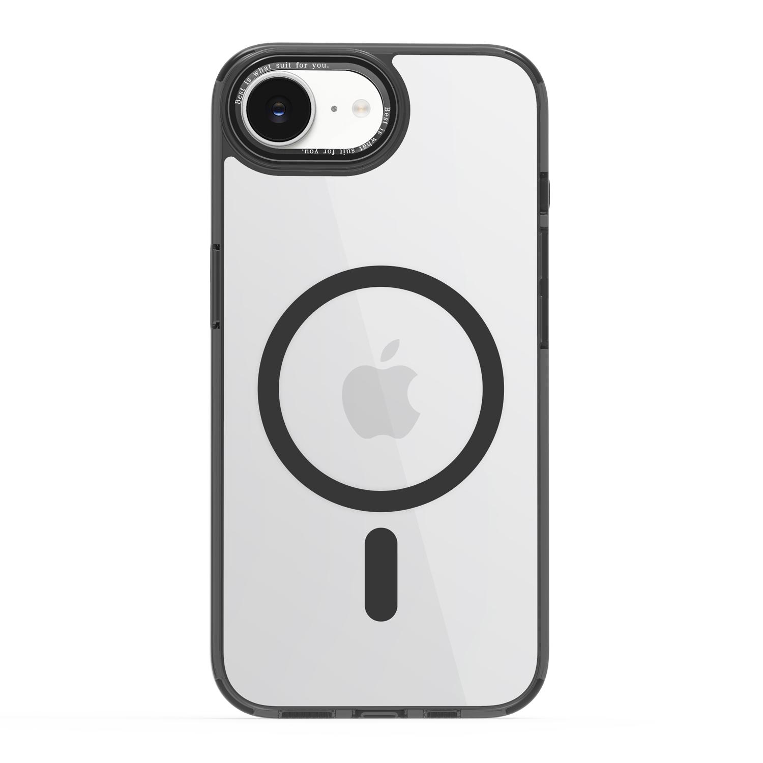 

For iPhone 16e Case Compatible with MagSafe TPU+PC Transparent Phone Cover Transparent